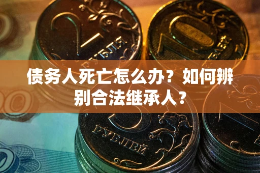 济南债务人死亡怎么办？如何辨别合法继承人？