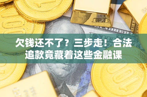 济南欠钱还不了？三步走！合法追款竟藏着这些金融课