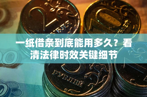 济南一纸借条到底能用多久？看清法律时效关键细节