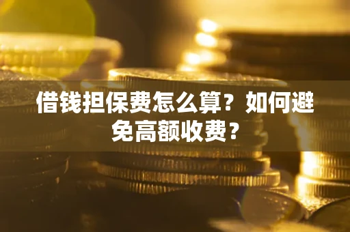 济南借钱担保费怎么算？如何避免高额收费？
