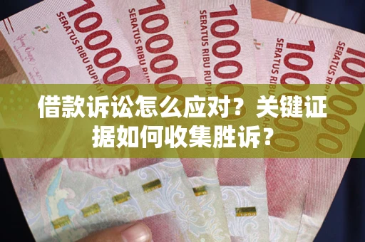 济南借款诉讼怎么应对？关键证据如何收集胜诉？